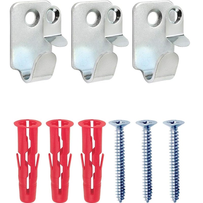 Taskar Heavy Duty Safety Picture Hooks - Pack of 3 30lbs/15kg Load - Image 2